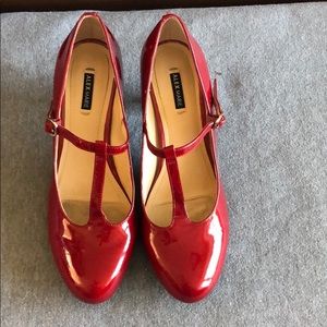 Darling dark red patent heels. Never worn outside.